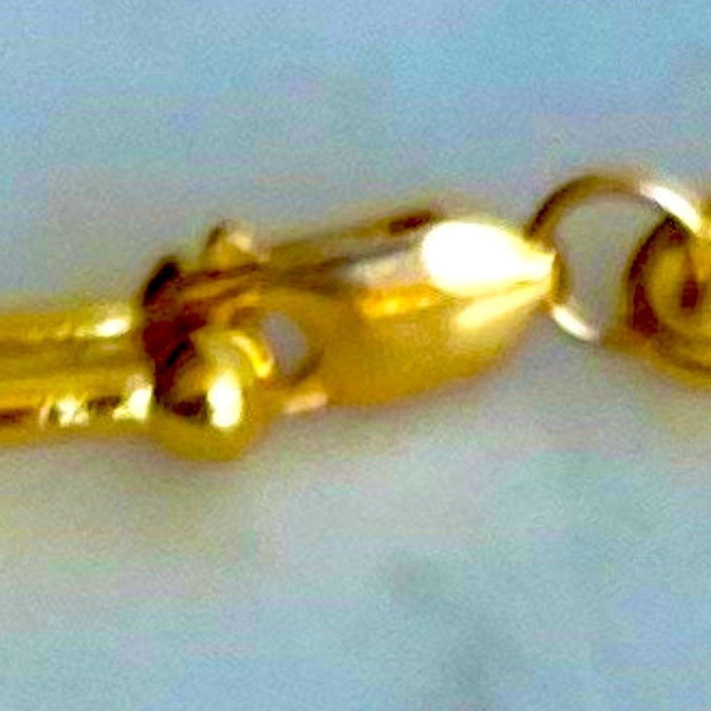 18KGF Gold U Link Necklace - Picture 5 of 5